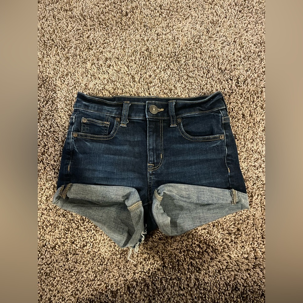 American Eagle next level stretch Jean shorts, size: 00